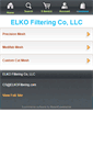 Mobile Screenshot of elkofiltering.com